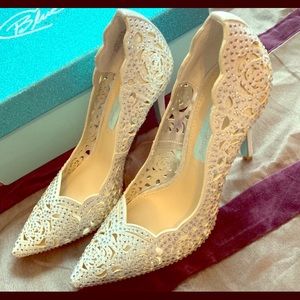 Betsey Johnson bling pumps